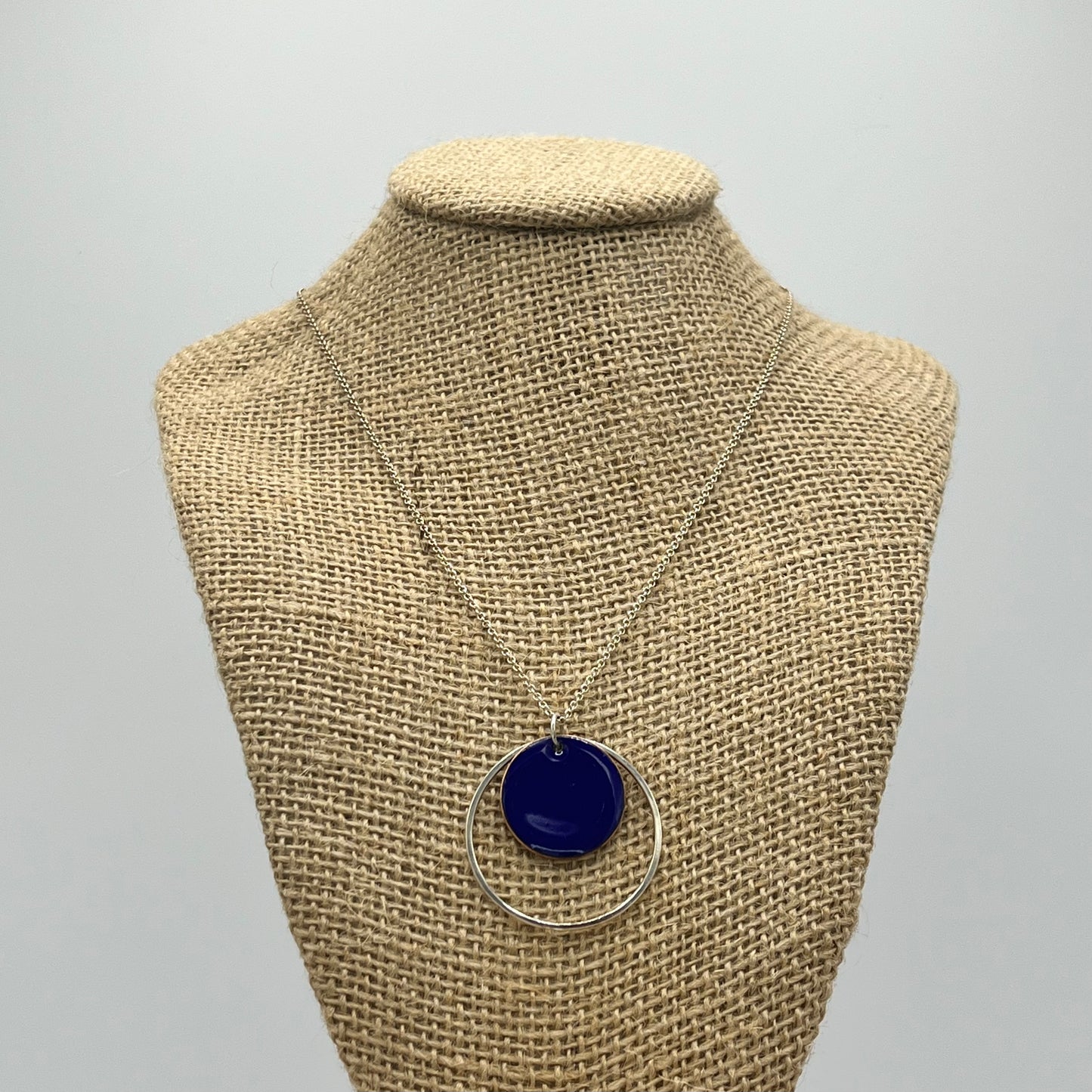 Circle & Disk Necklace