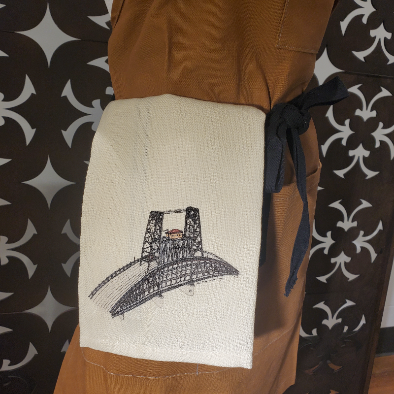 Steel Bridge Kitchen Towel