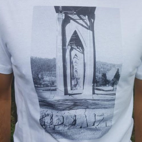 Black & White Under the St Johns Bridge