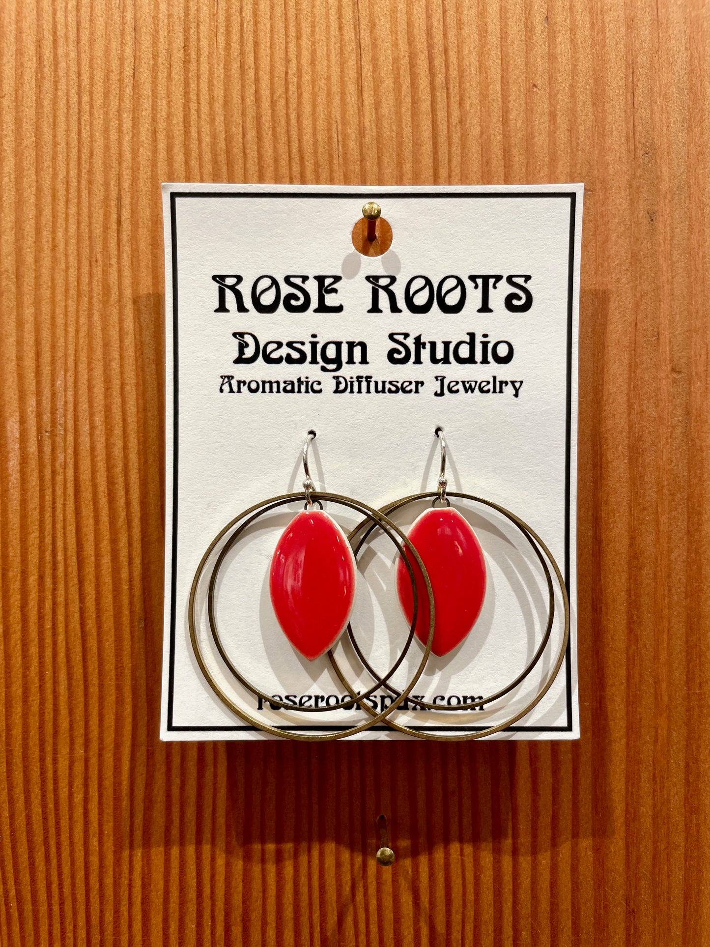 Aromatherapy earrings $55