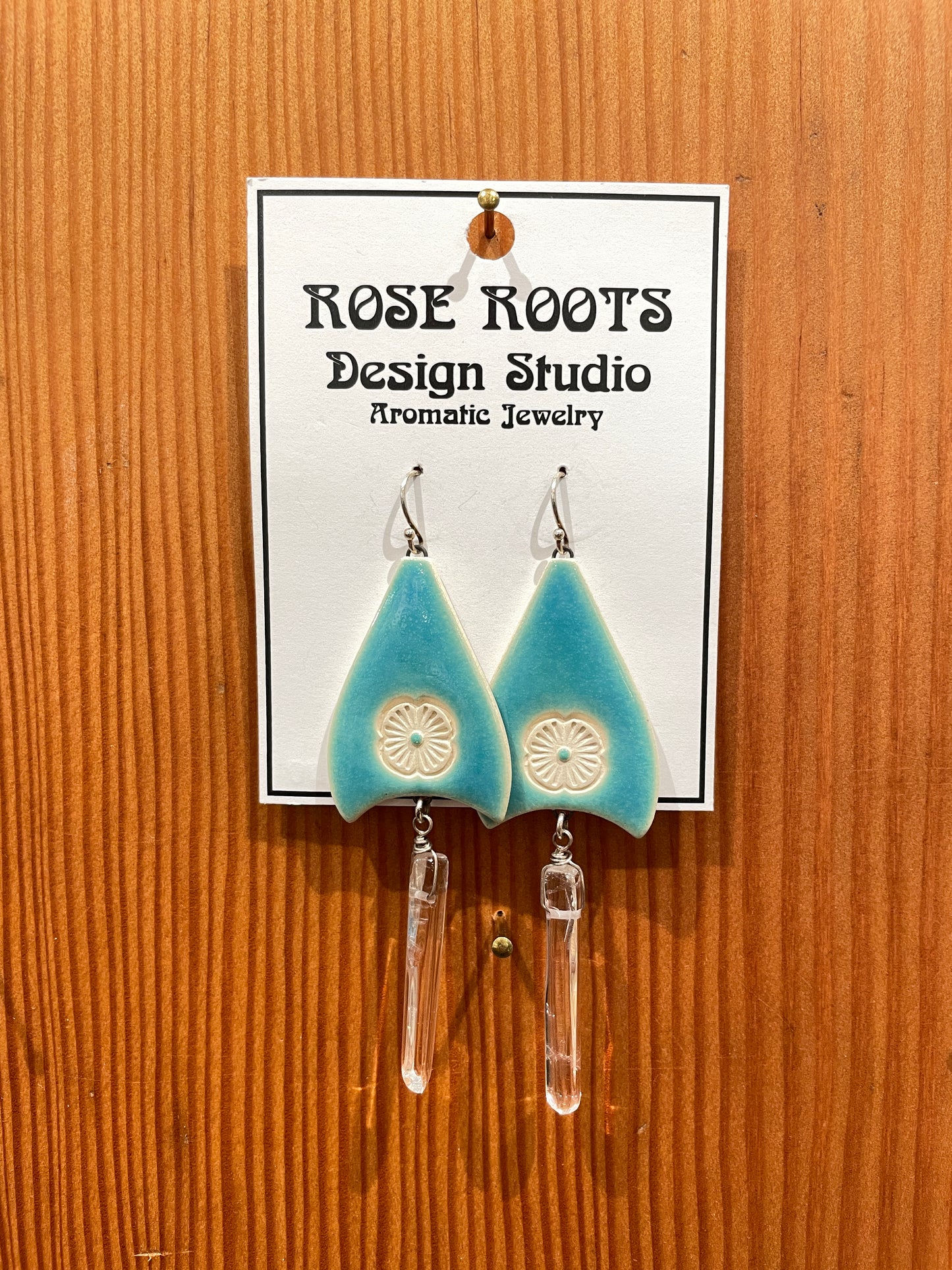 Aromatherapy earrings $55