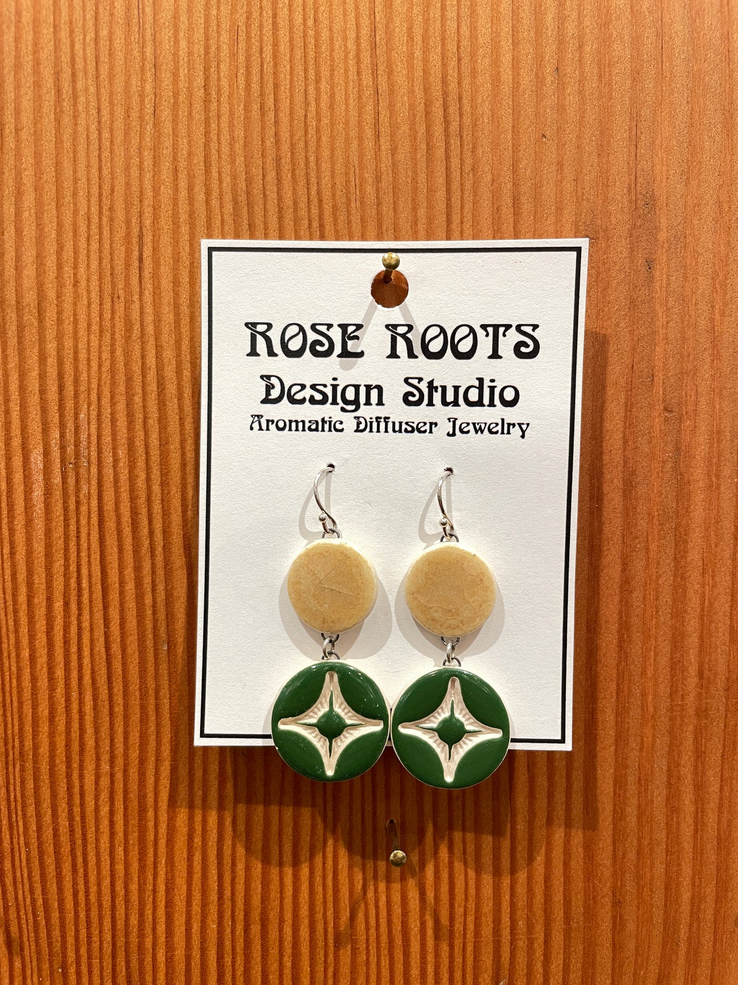 Aromatherapy earrings $45