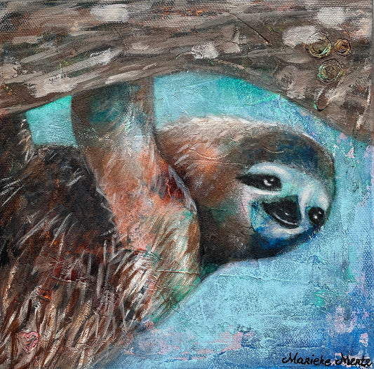 Sloth Painting - Marieke Mertz