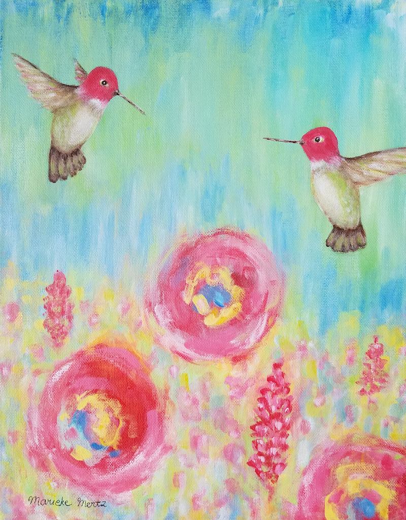 Surprise Encounter - Marieke Mertz Original