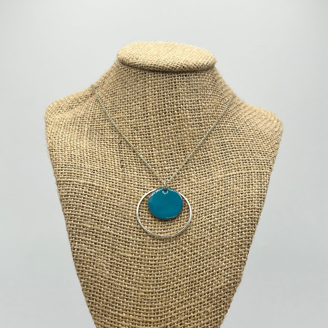 Circle & Disk Necklace