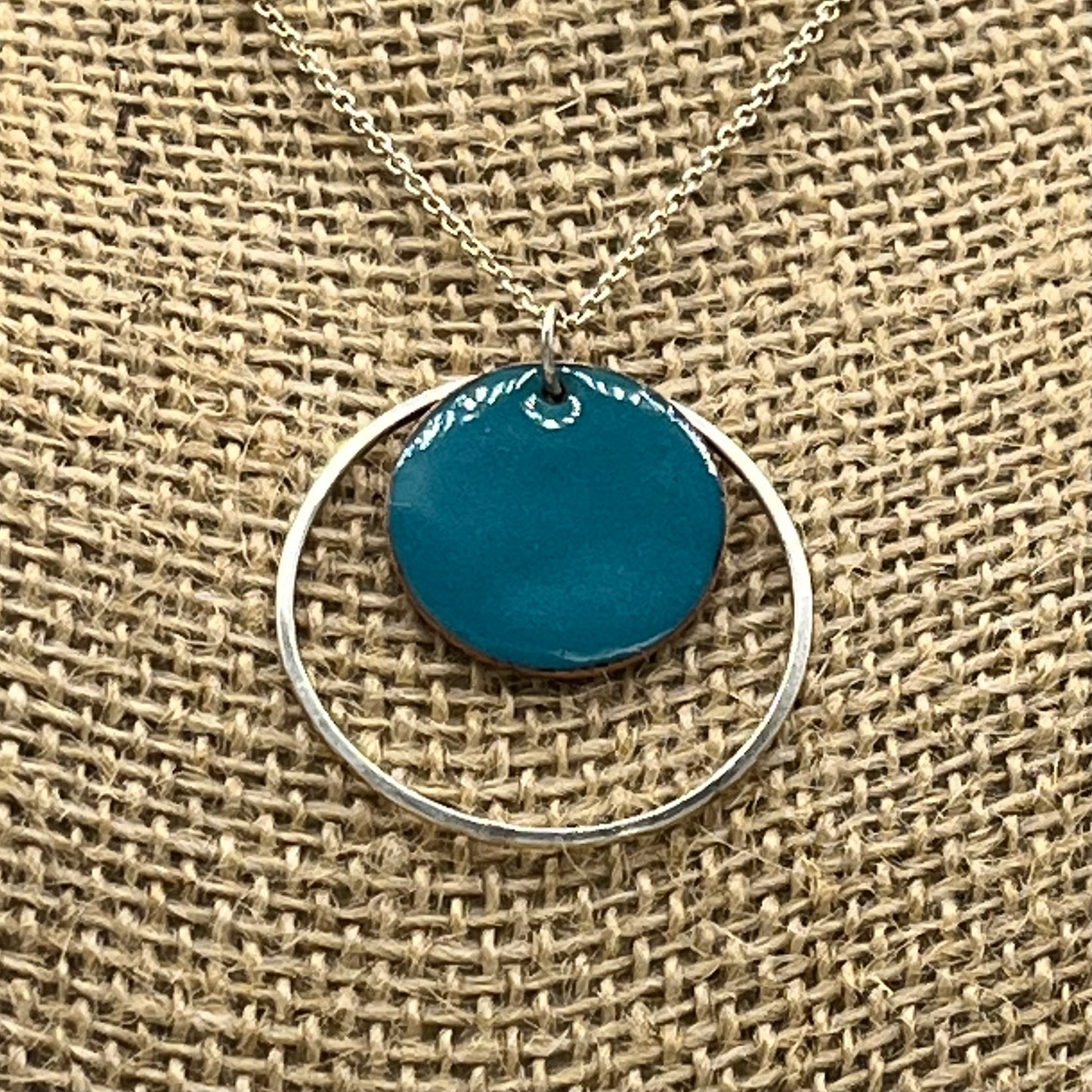 Circle & Disk Necklace