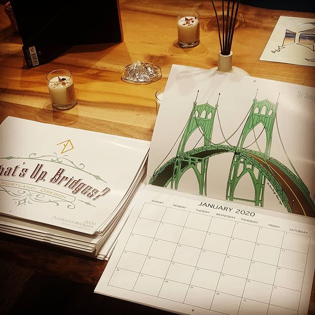What's Up Bridges Calendar 2025