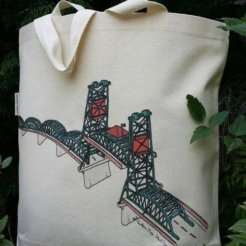 Hawthorne Bridge Portland Oregon Canvas Shoulder Bag