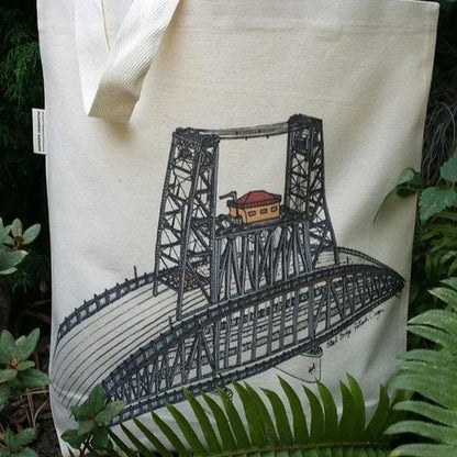 Steel Bridge Portland Oregon Canvas Shoulder Bag